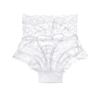 Lacy Corset Back Panties with Silk Ribbon in Plus Sizes - Cosparty