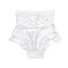 Lacy Corset Back Panties with Silk Ribbon in Plus Sizes - underwear