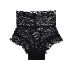 Lacy Corset Back Panties with Silk Ribbon in Plus Sizes - Cosparty