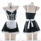 Lacy French Maid Inspired Dress with Matching Accessories - Cosparty
