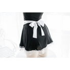 Lacy French Maid Inspired Dress with Matching Accessories - dress