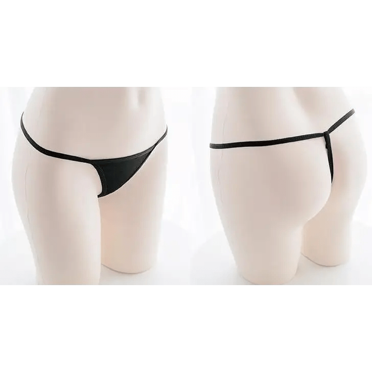 Lacy French Maid Inspired Dress with Matching Accessories - Cosparty