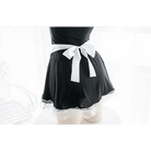 Lacy French Maid Inspired Dress with Matching Accessories - Cosparty