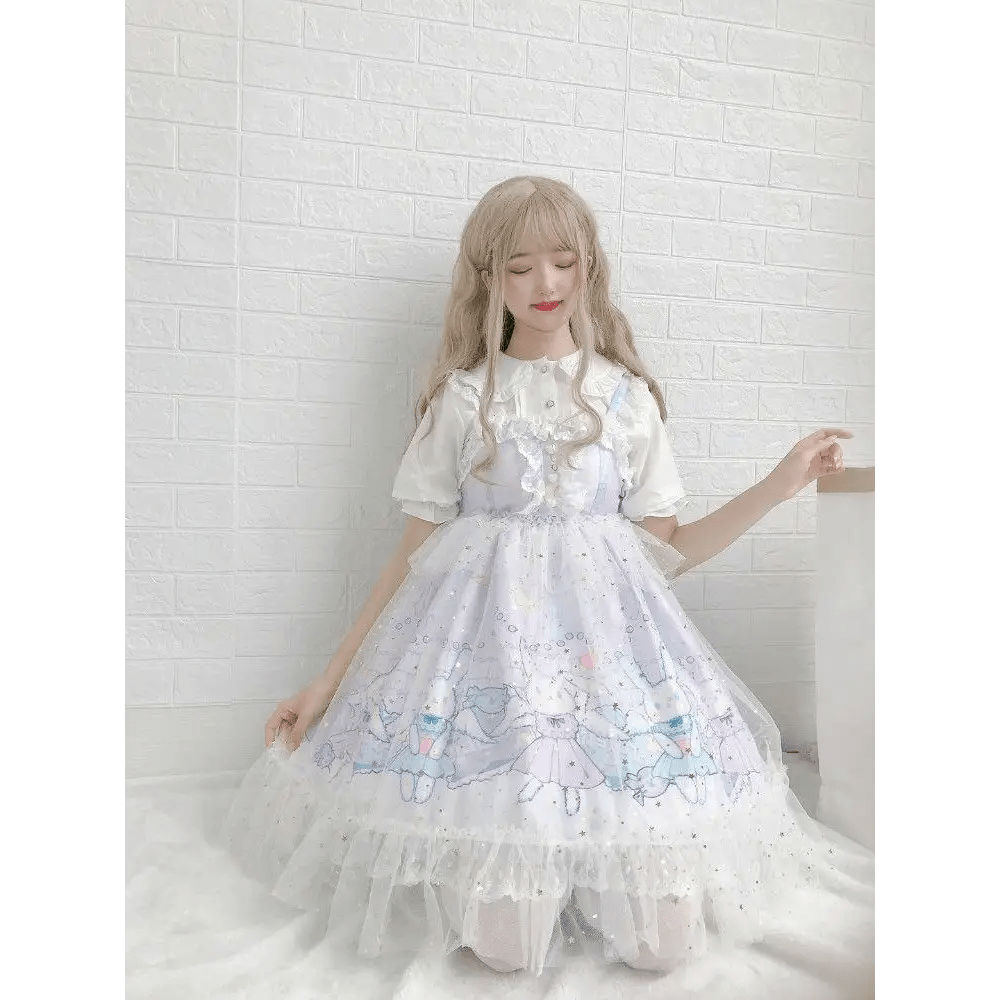 Lavender Bunny Lolita Dress for Kawaii Princesses and Dance Lovers - Cosparty