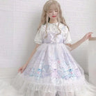 Lavender Bunny Lolita Dress for Kawaii Princesses and Dance Lovers - jsk lolita dress