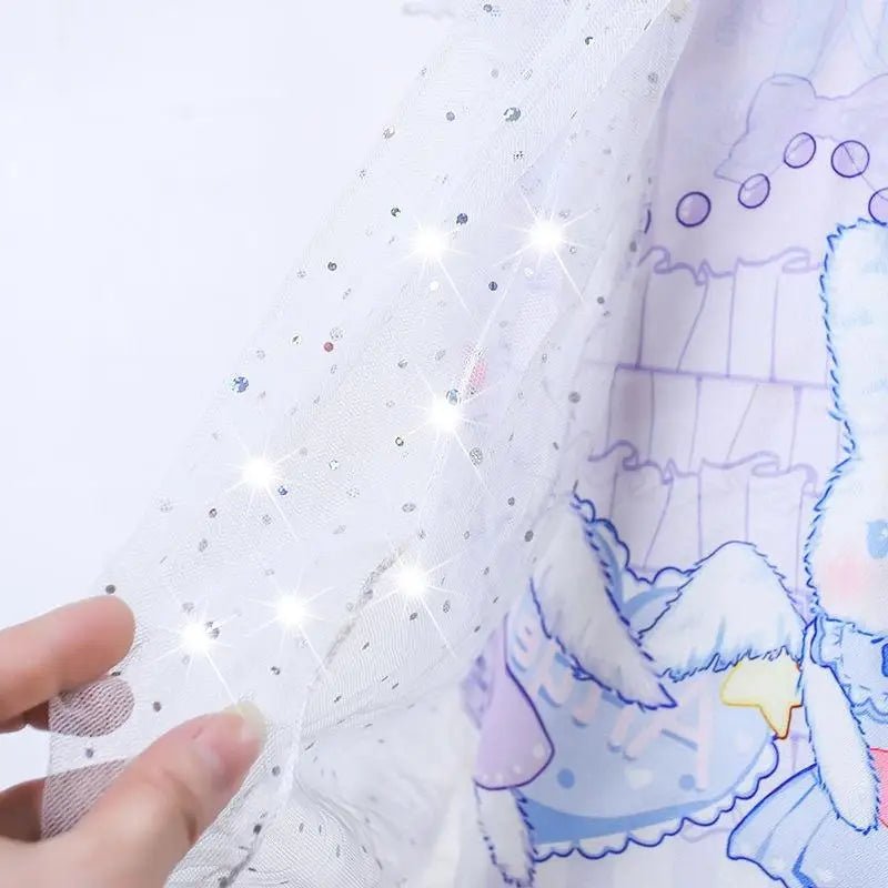 Lavender Bunny Lolita Dress for Kawaii Princesses and Dance Lovers - Cosparty