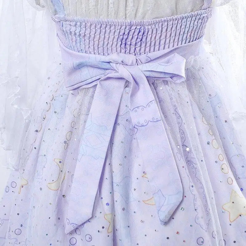 Lavender Bunny Lolita Dress for Kawaii Princesses and Dance Lovers - jsk lolita dress