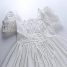 Layered Babydoll Maiden Dress in White or Black - dress