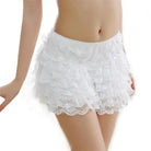 Layered Ruffled Bloomers for Kawaii Fashion Lovers - White - shorts