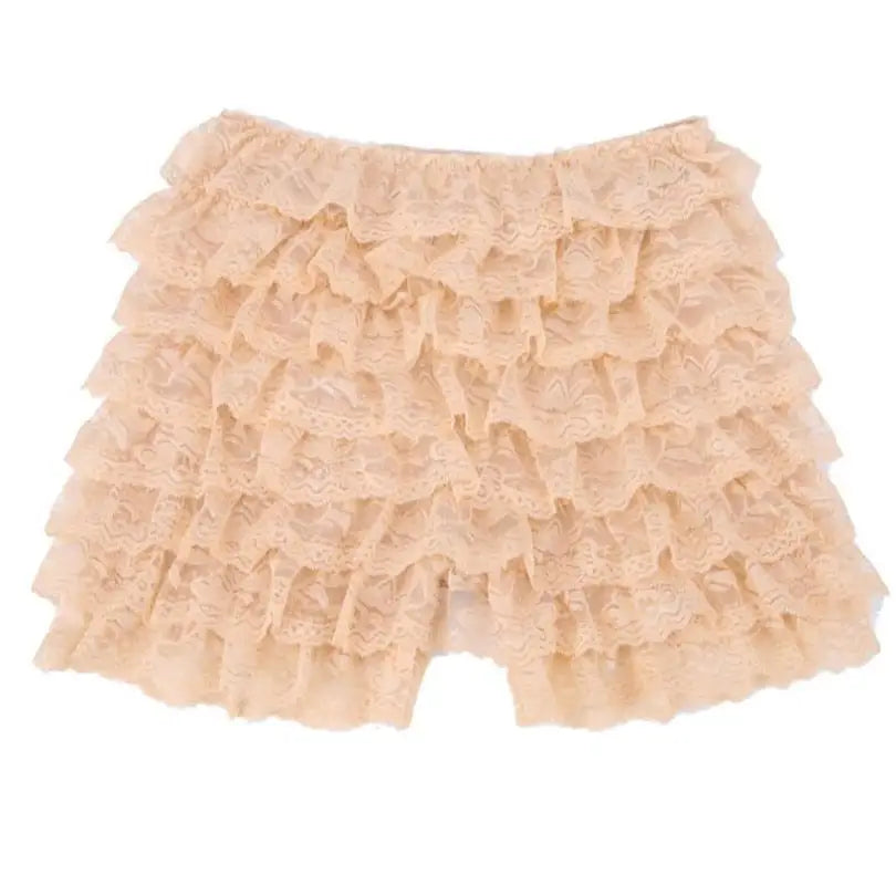 Layered Ruffled Bloomers for Kawaii Fashion Lovers - shorts