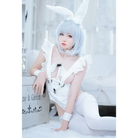 Le Malin Inspired Bunny Bodysuit with Wings in High-Quality Latex - lingerie