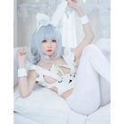 Le Malin Inspired Bunny Bodysuit with Wings in High-Quality Latex - lingerie