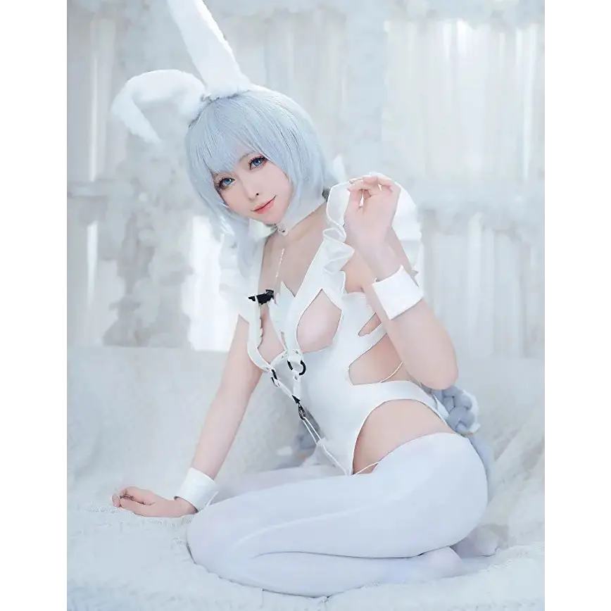 Angel Bunny Bodysuit Cosplay Set - S - angelic, anime, anime girl, girls, cosplay