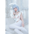 Le Malin Inspired Bunny Bodysuit with Wings in High-Quality Latex - lingerie