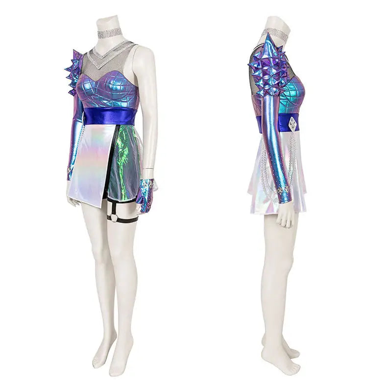 League of Legends cosplay costume S10 singing costume KDA girl group LOL Ahri cosplay game performance costume
