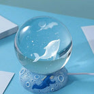 LED Aquamarine Life Snowglobe for Enchanting Underwater Ambiance - light