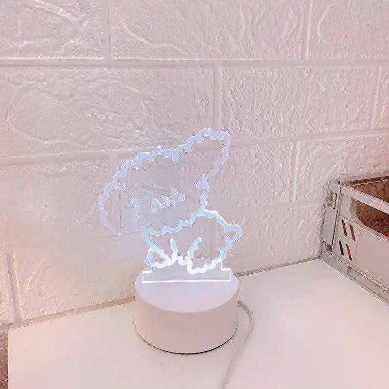 LED Aura Night Lights Featuring Kuromi Cinnamoroll and Friends - lamp