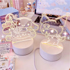 LED Aura Night Lights Featuring Kuromi Cinnamoroll and Friends - lamp