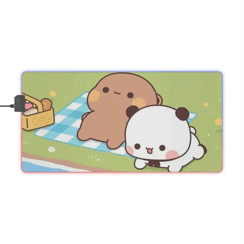 LED Dudu and Bubu Gaming Mouse Pad for an Immersive Experience - Cosparty
