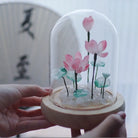 LED Lotus Night Light Lamp with Elegant Floral Design - light