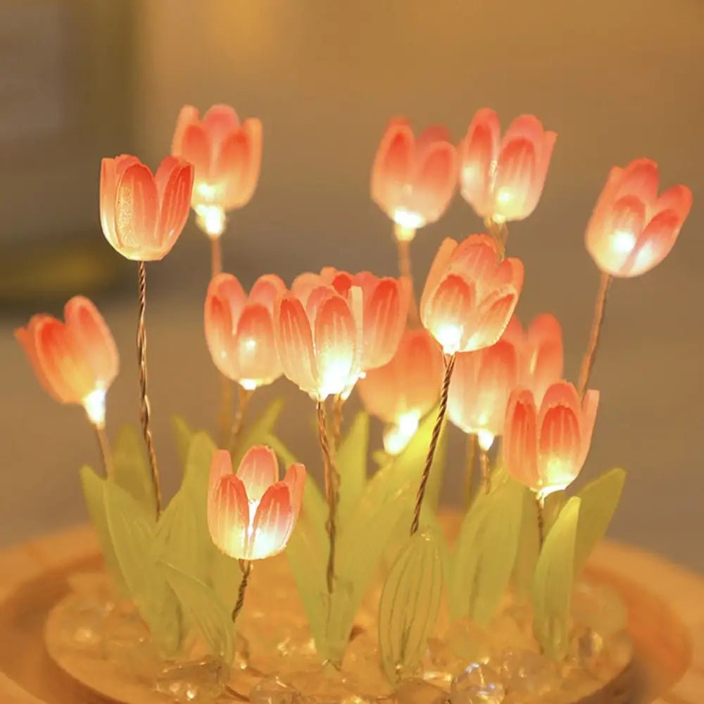 LED Tulip Nightlight Globe for Enchanting Fairycore Decor - Cosparty