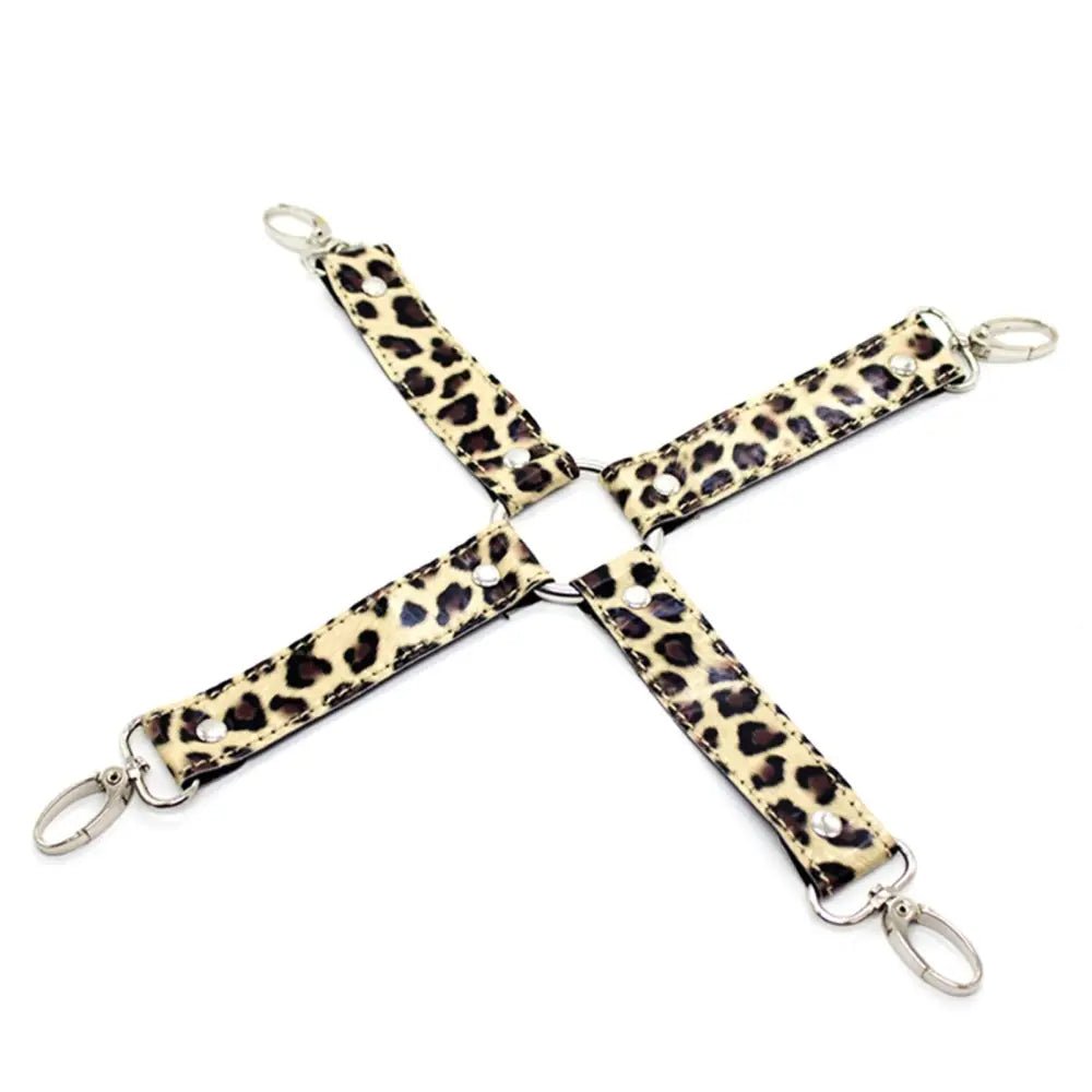 Leopard Print Bondage Set for Playful Photoshoots - Cosparty