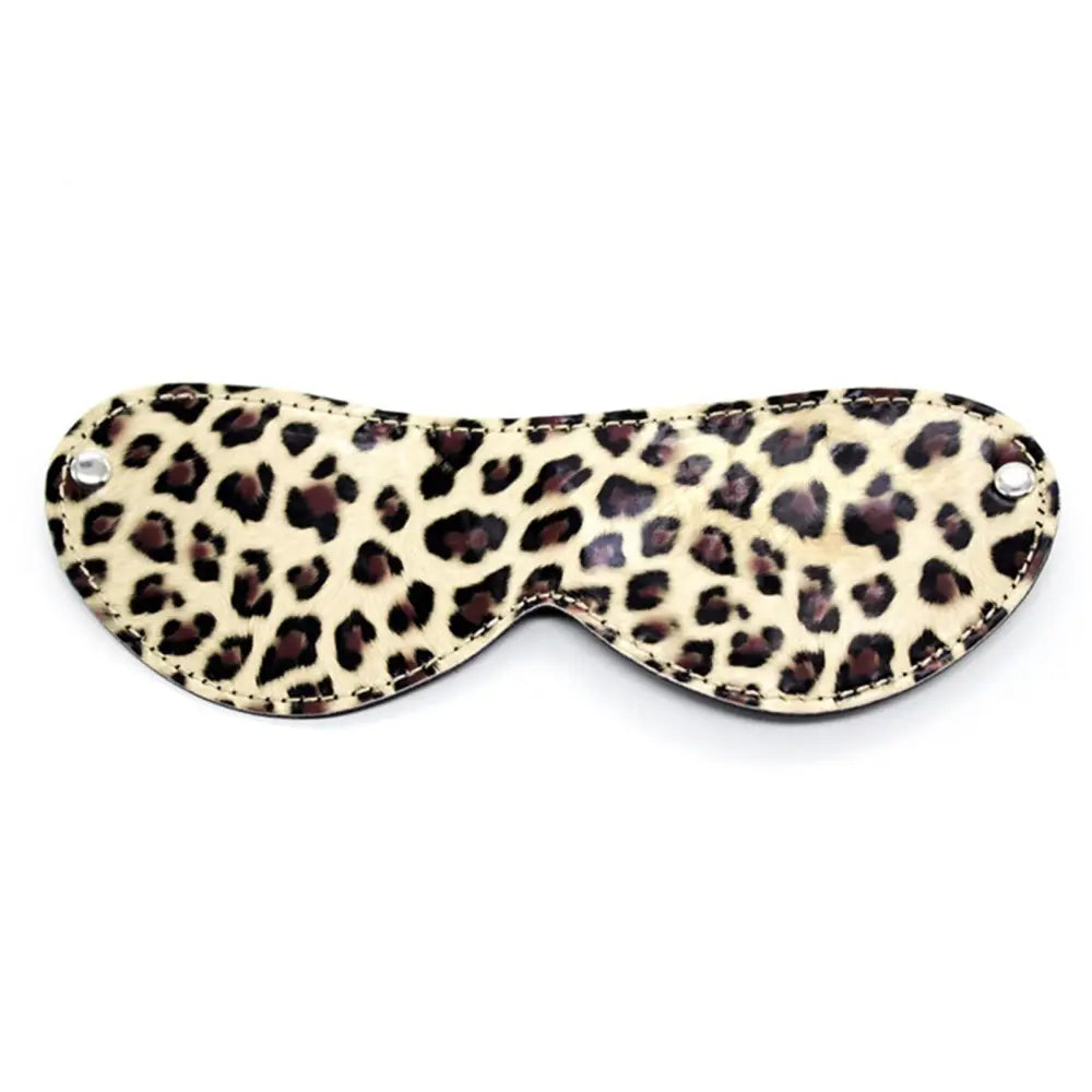 Leopard Print Bondage Set for Playful Photoshoots - play kit