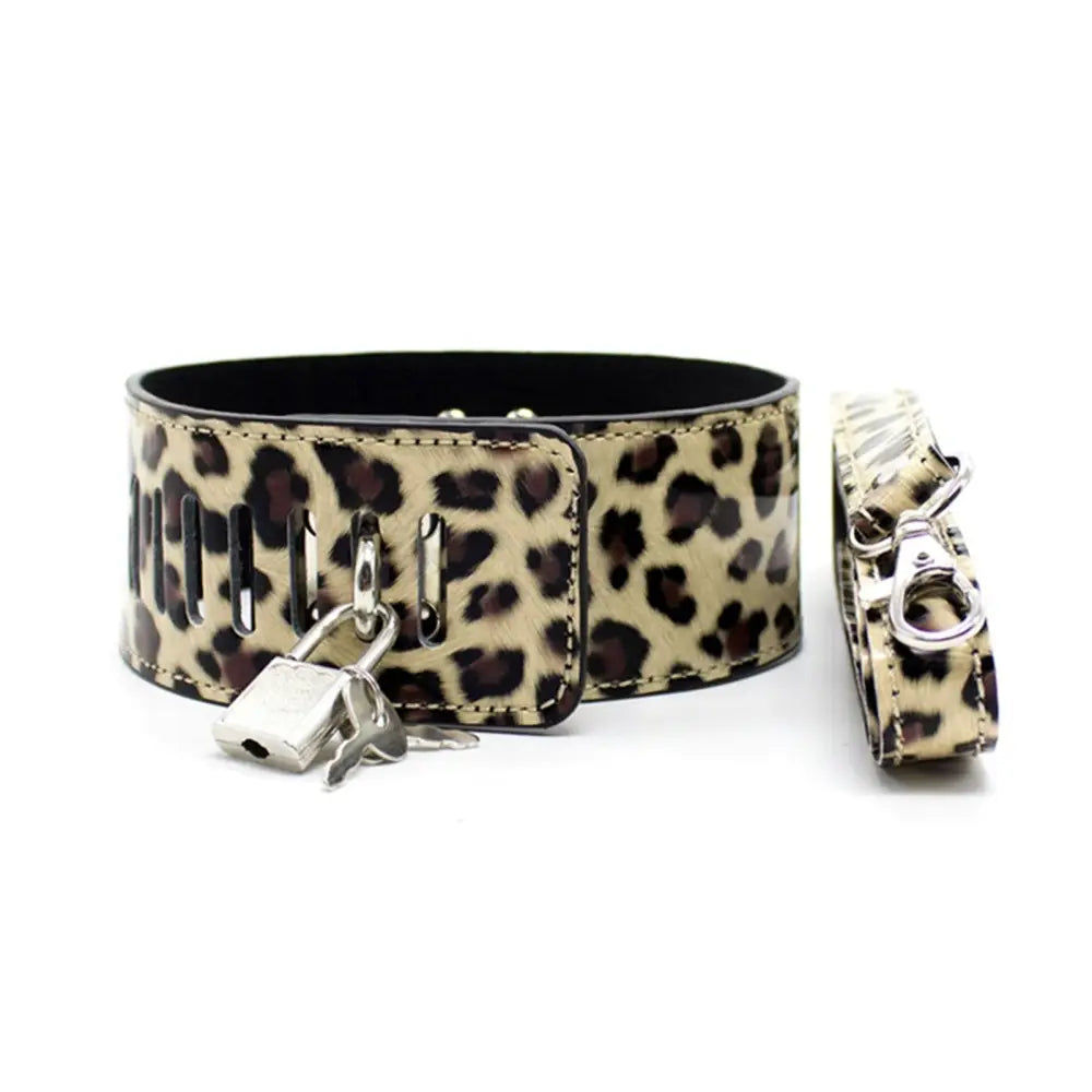 Leopard Print Bondage Set for Playful Photoshoots - play kit