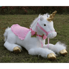 Life - Size Fluffy Unicorn Stuffed Animal for Imaginative Play - Cosparty
