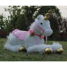 Life-Size Fluffy Unicorn Stuffed Animal for Imaginative Play - stuffed animal