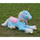 Life-Size Fluffy Unicorn Stuffed Animal for Imaginative Play - stuffed animal