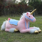 Life - Size Fluffy Unicorn Stuffed Animal for Imaginative Play - Cosparty