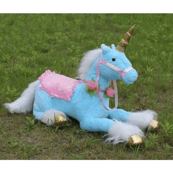 Life - Size Fluffy Unicorn Stuffed Animal for Imaginative Play - Cosparty