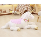 Life-Size Fluffy Unicorn Stuffed Animal for Imaginative Play - stuffed animal