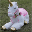 Life - Size Fluffy Unicorn Stuffed Animal for Imaginative Play - Cosparty