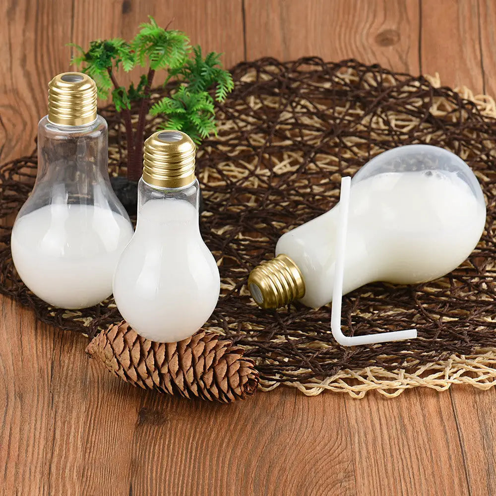 Light Bulb Shaped Water Bottles for Unique Gifting and Lunches - bottle