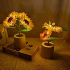 Light - Up Sunflower Desk Lamp for a Whimsical Cottagecore Touch - Cosparty