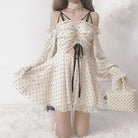 Lightweight Flowy Polkadot Dress in New Condition - dress