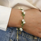 Lily Of The Valley Pearl Bracelet for Whimsical Jewelry Lovers - Cosparty