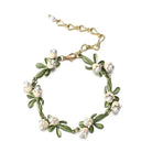 Lily Of The Valley Pearl Bracelet for Whimsical Jewelry Lovers - Cosparty