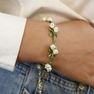 Lily Of The Valley Pearl Bracelet for Whimsical Jewelry Lovers - bracelet