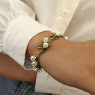 Lily Of The Valley Pearl Bracelet for Whimsical Jewelry Lovers - Cosparty