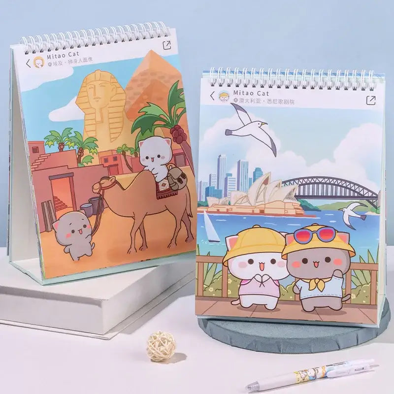 Limited Edition Peach & Goma 2024 Calendar with Exclusive Illustrations - 1