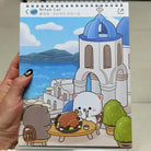 Limited Edition Peach & Goma 2024 Calendar with Exclusive Illustrations - Cosparty
