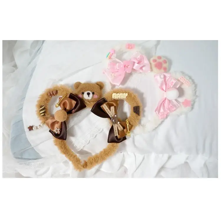 Lolita Bear Headband for Kawaii Cosplay Sweet Baby Ears Products - headband