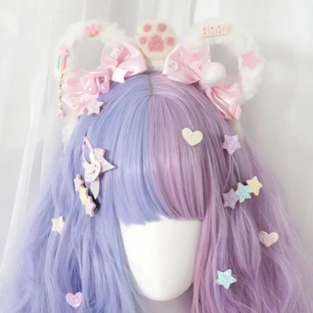 Lolita Bear Headband for Kawaii Cosplay Sweet Baby Ears Products - Cosparty