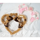 Lolita Bear Headband for Kawaii Cosplay Sweet Baby Ears Products - Cosparty