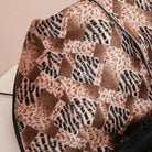 Lolita Bow Fur Knee High Boots in Pink, Black, and White - Cosparty