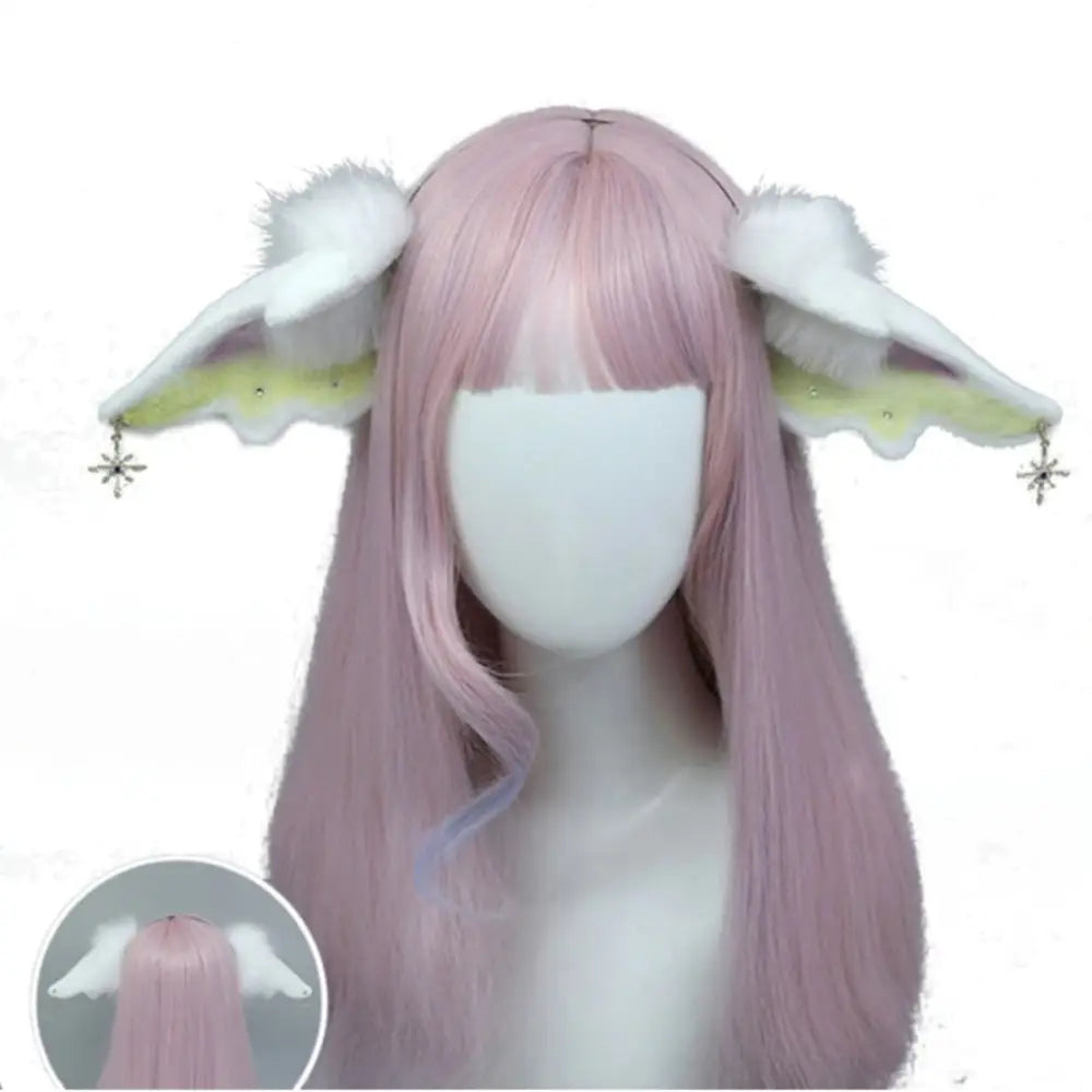 Sad Angel Lolita Ears - Yellow - angel ears, angelcore, angelic, angels, ears