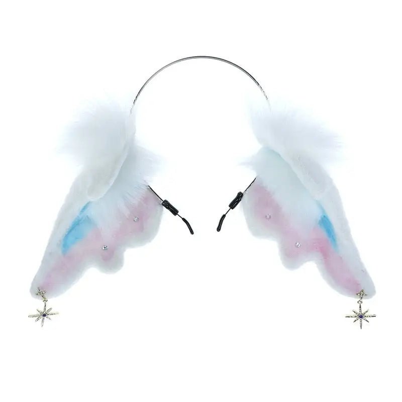 Lolita Sad Angel Ears Headband for Kawaii Fashion and Cosplay - Cosparty